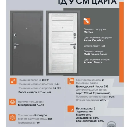 ТД 9 СМ ЦАРГА