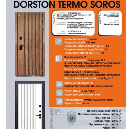 DORSTON TERMO SOROS